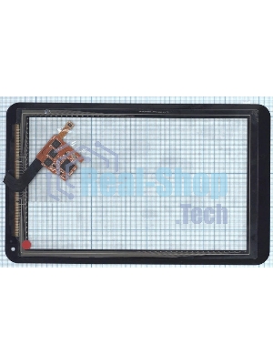 Сенсорное стекло (тачскрин) для LG Optimus Pad (V900), черное