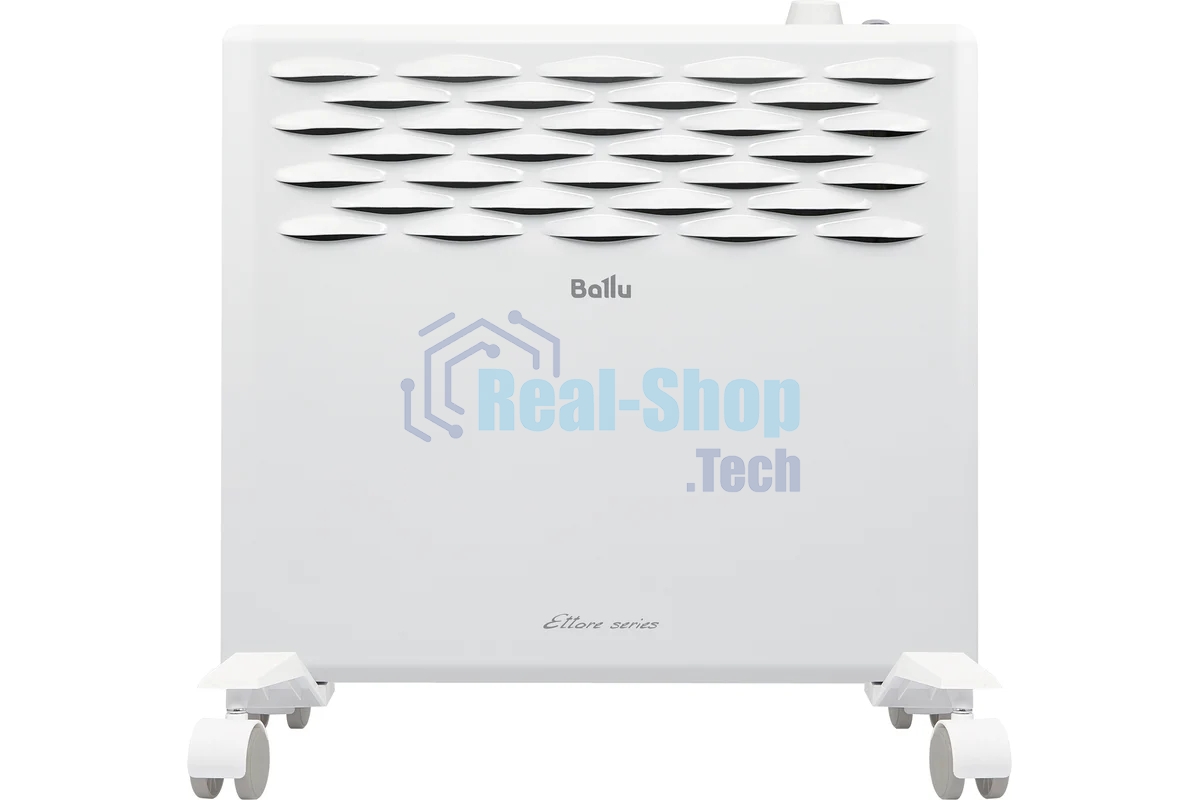 Конвектор Ballu Ettore BEC/ETMR-500 белый, 500 Вт, 8 м2, термостат