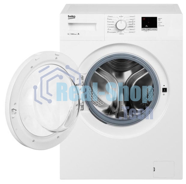 Стиральная машина Beko WRE6511ZWW белый, загрузка фронтальная 6 кг, 1000 об/мин., класс: А++
