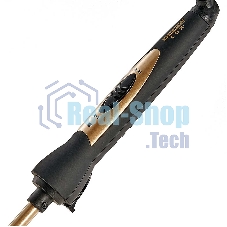 Щипцы для завивки волос DELTA LUX DL-0637 черный/золотой, 10 мм, 180 °C, 1 режим