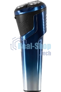 Электробритва роторная Hyundai H-SH8089 реж.эл.:3 питан.:аккум. голубой