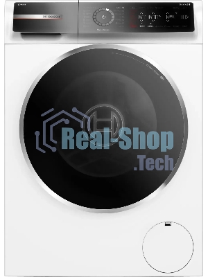 Стиральная машина Bosch Serie 8 WGB256A0ME белый/черный, загрузка фронтальная 10 кг, 1600 об/мин., класс: А