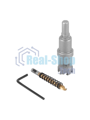 Коронка по металлу Denzel твердосплавная, 22 мм