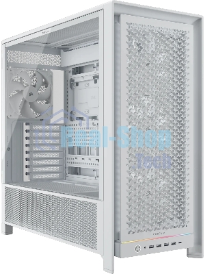 Корпус Corsair Frame 5000D RS White, Midi-Tower, белый, 4 x 1