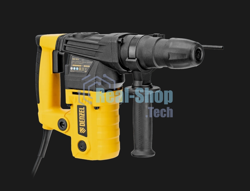 Перфоратор Denzel RHVB-1100-26, SDS-plus, 1100 Вт, 4 Дж, от сети