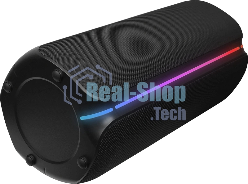 Портативная колонка Ural Болт 64х21 черный 640W 2.0 BT/3.5Jack/USB-C 10м 5200mAh (УРАЛ БОЛТ 64Х21)