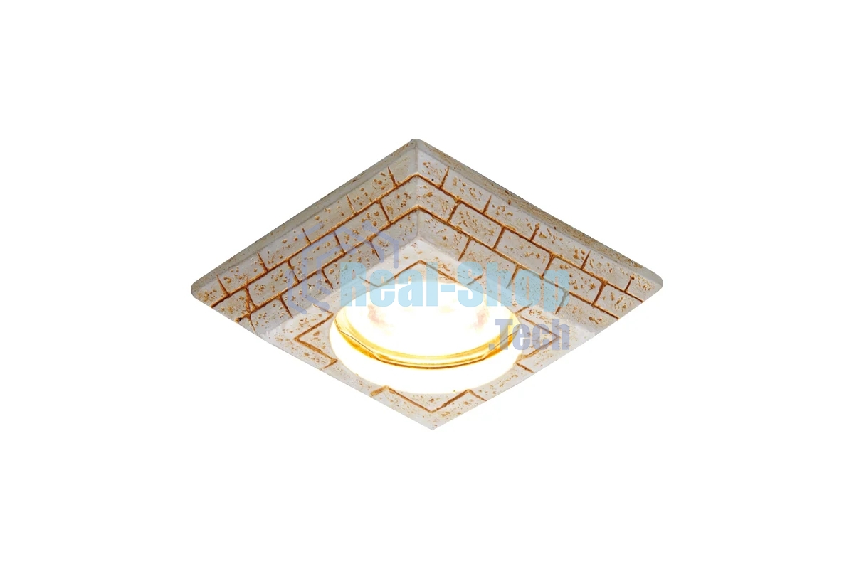 Точечный светодиодный светильник Ambrella Light бежевый гипс MR16 D2920 BG