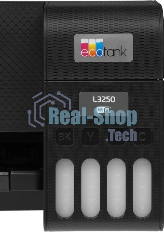 МФУ струйное Epson L3250 (C11CJ67412/C11CJ67418/C11CJ67405/C11CJ67408/C11CJ67503/C11CJ67508/C11CJ67523), A4, цветное, печ. до 33 стр/мин. (ч/б) до 15 стр/мин. (цвет), скан. до 11 стр/мин. (ч/б) 28 стр/мин. (цвет), 1440 x 5760 dpi (печать) 1200x2400dpi (скан.), USB, Wi-Fi