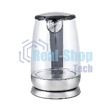 Чайник электрический Kitfort КТ-619, стекло, 1850 - 2200 Вт, 1.7 л