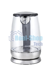 Чайник электрический Kitfort КТ-619, стекло, 1850 - 2200 Вт, 1.7 л