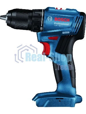 Дрель-шуруповерт Bosch GSR 185-LI Аккумуляторная, 18В, Без АКБ и ЗУ, Кейс