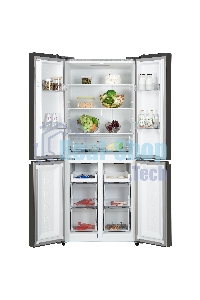 Холодильник Бирюса CD 405 I нержавеющая сталь двухкамерный 289/130л морозилка снизу Side by Side