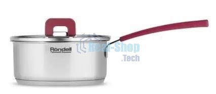 Набор 8 предметов Rondell RDS-1662, Кастрюли с/кр 20 см (3,0 л), 24 см (5,6 л), ковш с/кр 16 см (1,4 л), сотейник б/кр 2