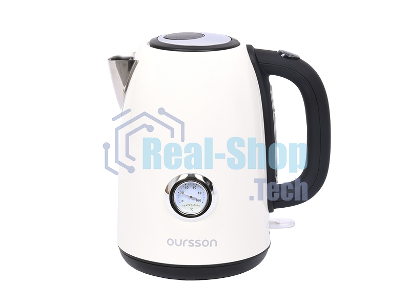 Чайник электрический Oursson KE1752M 1.7л. 2200Вт слоновая кость корпус: металл/пластик (KE1752M/IV)