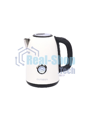 Чайник электрический Oursson KE1752M 1.7л. 2200Вт слоновая кость корпус: металл/пластик (KE1752M/IV)