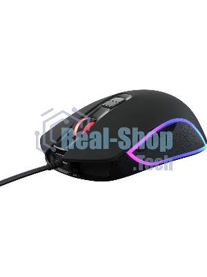 Мышь проводная GMNG 730GM черный, 12000 dpi, USB, кнопки - 7