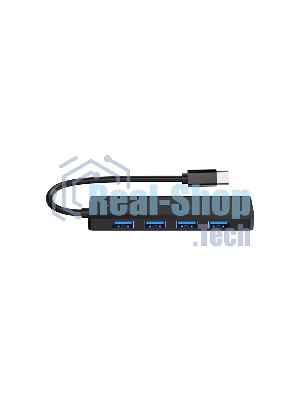 USB-концентратор Gembird UHB-C424, USB Type-C, USB 4 порта, USB Type-C