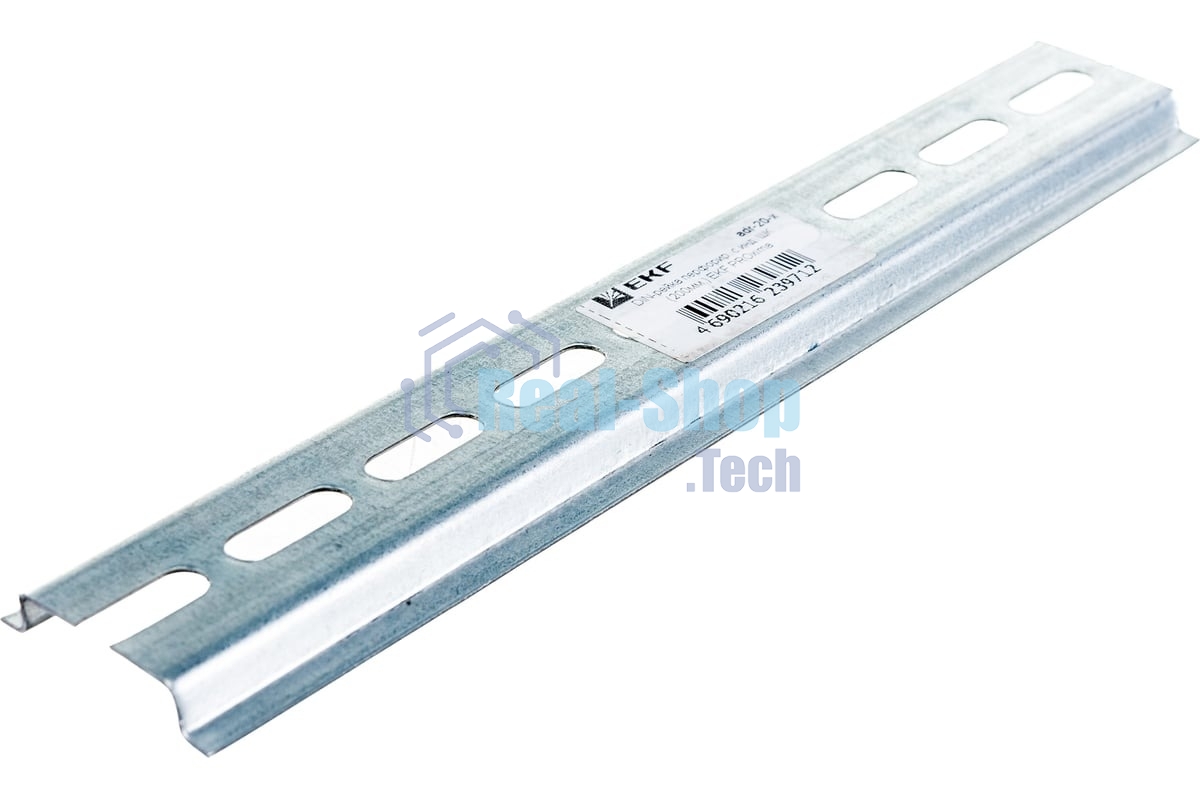 Рейка DIN перфорированная L200 с инд. ШК PROxima EKF adr-20-x