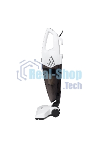 Пылесос вертикальный BBK BV2515 белый/серебро, питание от сети, 110 Вт, уборка сухая, пылесборник 0.8 л