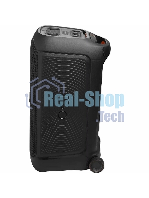 Портативная акустика JBL PartyBox Stage 320 /240 Вт/4жинамика/Bluetooth 5.3/USB/3.5 мм/влагозащита IPX4/подсветка/до 18ч.работы/черный (JBLPBSTAGE320EP)