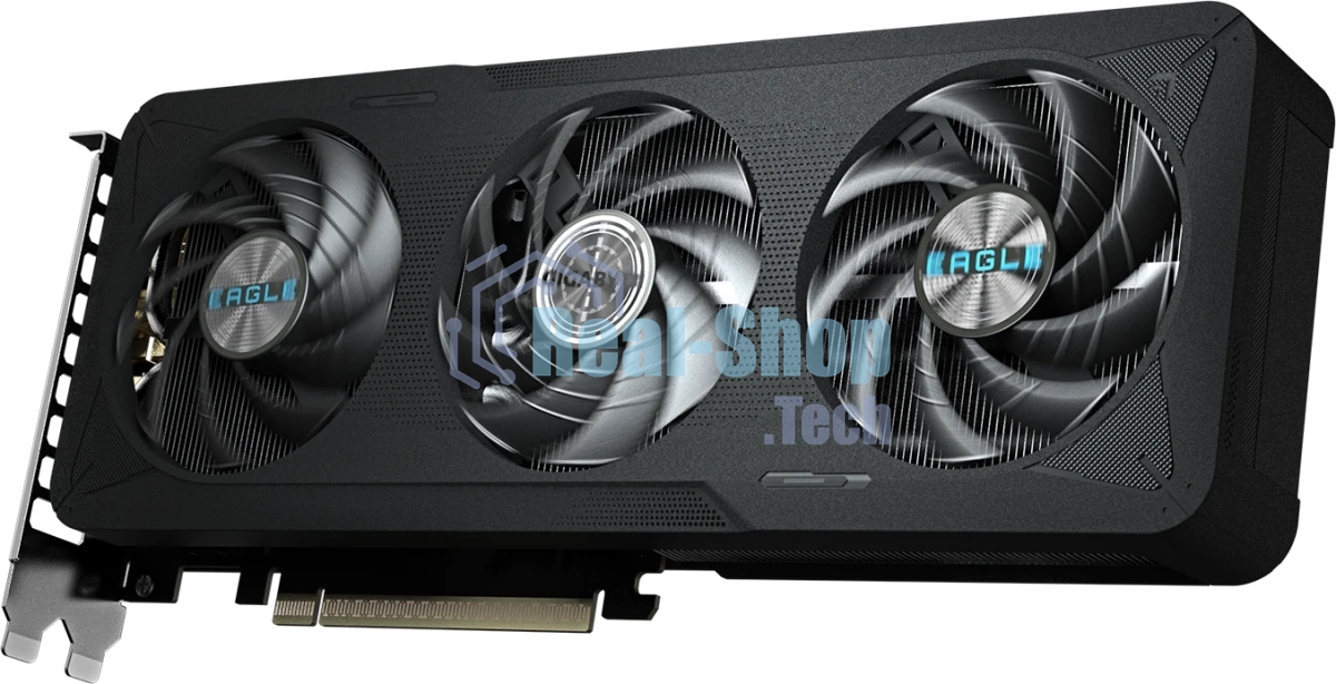 Видеокарта Gigabyte GeForce RTX 5060Ti Eagle Max OC, NVIDIA RTX 5060 Ti, 16G GDDR7, 128 бит, PCI-e 5.0, 1xHDMI, 3xDP, 2617 МГц
