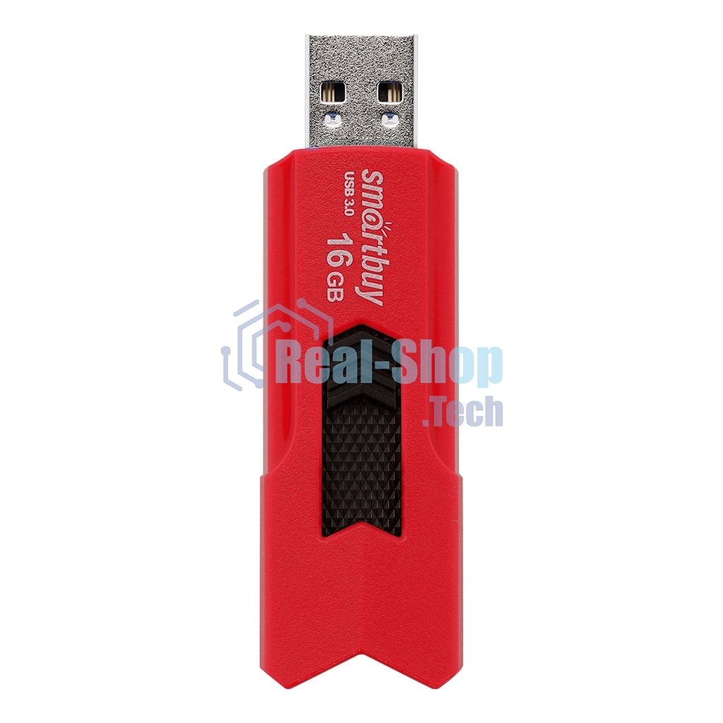 Флешка USB 16Gb USB USB 3.0 Smartbuy STREAM красный (SB16 GbST-R3)