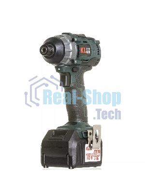 Профессиональный бесщеточный винтоверт аккумуляторный KLPRO KLDV18B-50 (18В, Li-ion-2шт, 5.0Ач, 180Нм, 2 скорости, подсветка,З/У,в кейсе)