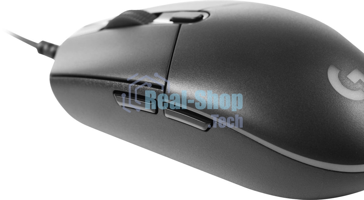 Мышь проводная Logitech G102 LIGHTSYNC черный, 8000 dpi, USB, кнопки - 6