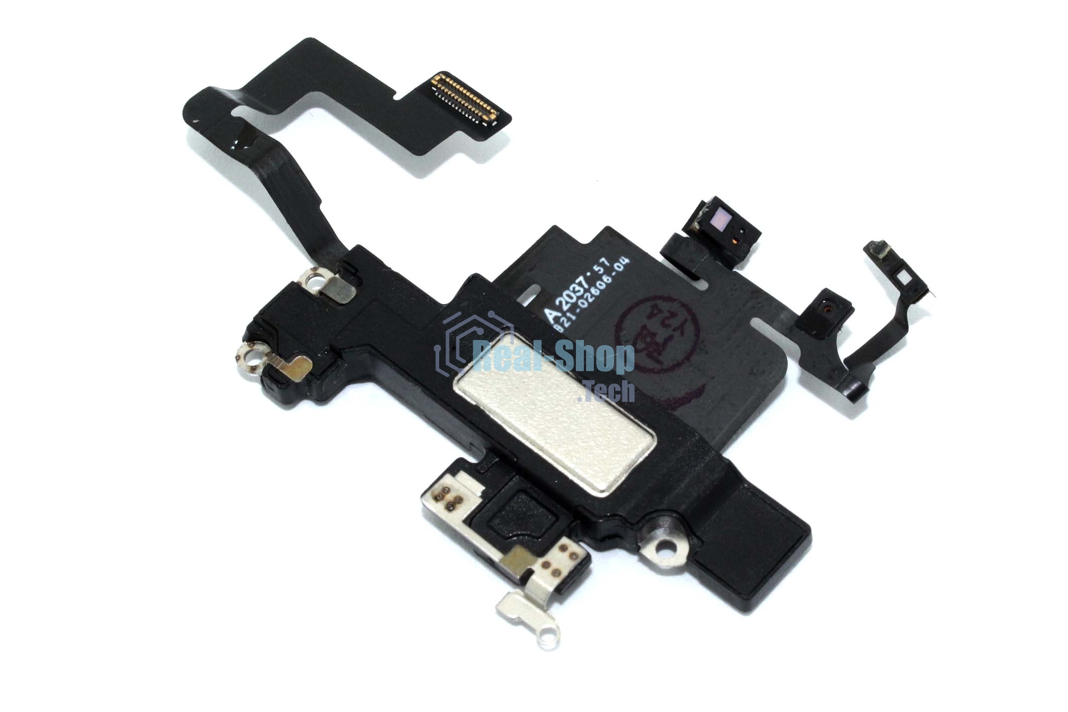 Динамик верхний (слуховой) для iPhone 12 Mini в сборе с датчиком света и микрофоном