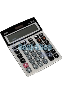 Калькулятор бухгалтерский Deli E39265 серый 16-разр.