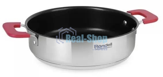 Набор 8 предметов Rondell RDS-1662, Кастрюли с/кр 20 см (3,0 л), 24 см (5,6 л), ковш с/кр 16 см (1,4 л), сотейник б/кр 2