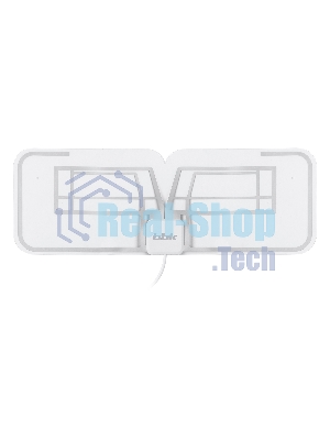 Антенна телевизионная BBK DA27 30дБ активная белый каб.:2м