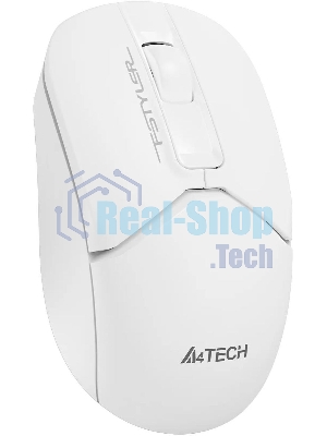 Мышь беспроводная A4Tech Fstyler FG12 белый, 1200 dpi, радиоканал, USB, кнопки - 3