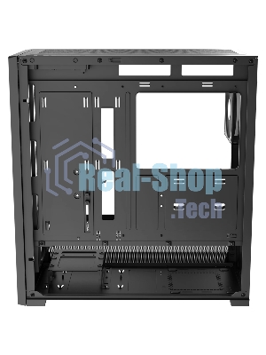 Корпус Ocypus Delta C70 BK ARGB, Midi-Tower, чёрный, 4 x 120 мм