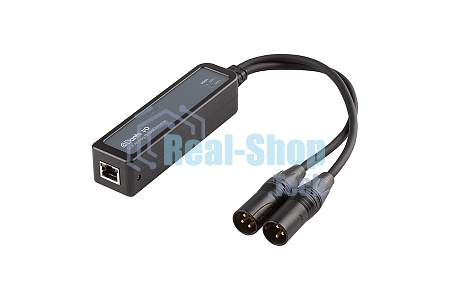 Конвертер INTREND ITDAN-XR2 приемник Dante - аналог, 2 канала, XLR