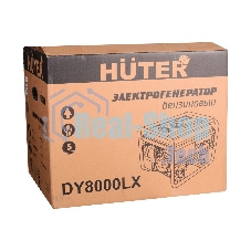 Электрогенератор бензиновый Huter DY8000LX, 7 кВт, 81 дБ, 76 кг