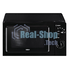 Микроволновая печь BBK 17MWS-782M/B черный, 17 л, 700 Вт, переключатели - поворотный механизм