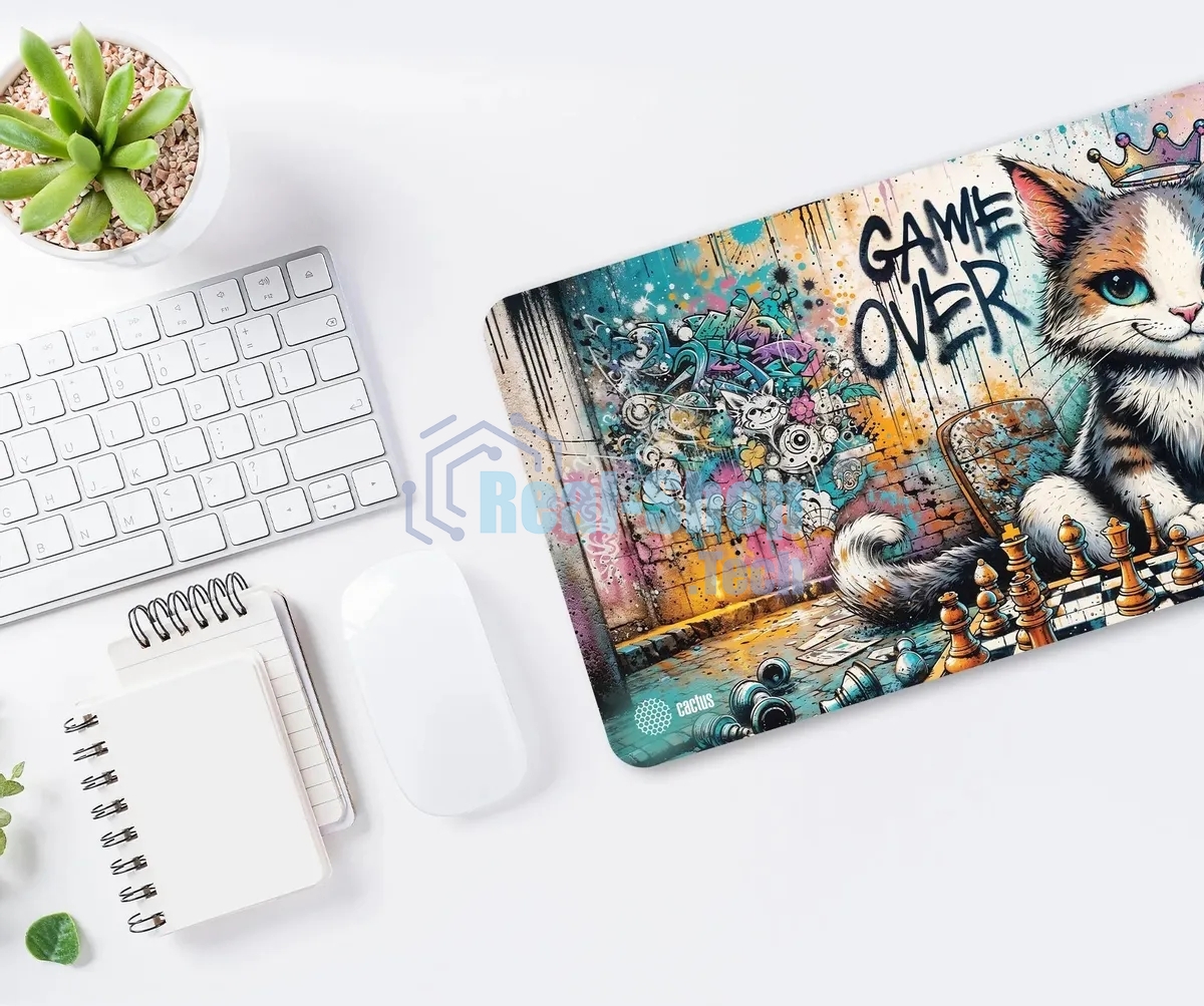 Коврик для мыши Cactus Game Over 900x400x4мм (CS-MP-COR01XXL)