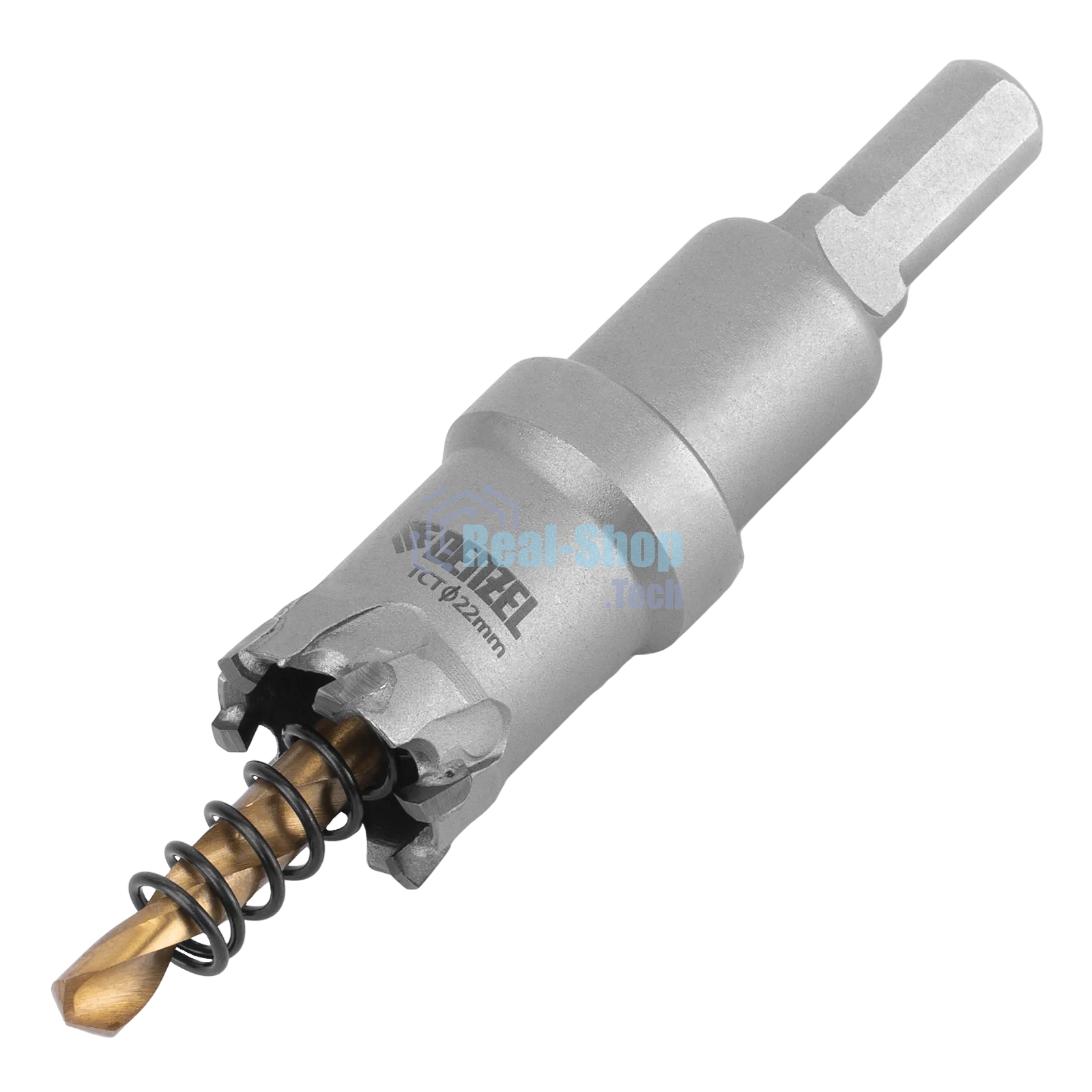 Коронка по металлу Denzel твердосплавная, 22 мм