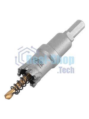 Коронка по металлу Denzel твердосплавная, 22 мм