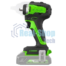 Гайковерт ударный аккумуляторный Greenworks G24IW200 24V, 200 Нм, бесщеточный, 3/8'', 1х2Ач,ЗУ,кор 3803607CUA