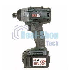 Профессиональный бесщеточный винтоверт аккумуляторный KLPRO KLDV18B-50 (18В, Li-ion-2шт, 5.0Ач, 180Нм, 2 скорости, подсветка,З/У,в кейсе)