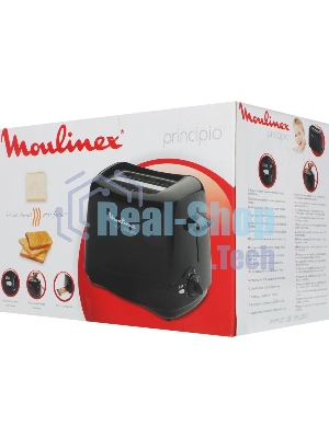 Тостер Moulinex TT1102 черный, 850 Вт, 2 слота