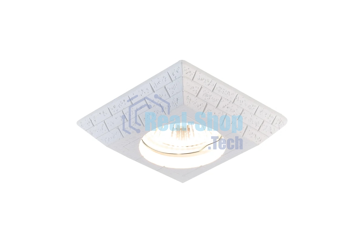 Точечный светодиодный светильник Ambrella Light белый гипс MR16 D2920 W