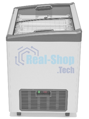 Морозильный ларь FROSTOR GELLAR FG 250 E, белый/серый, 240л, 2 корзины