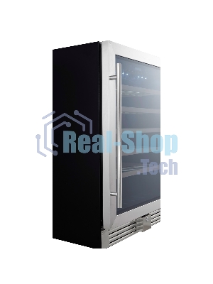 Винный шкаф встраиваемый Cellar Private CP051-1T серебристый, 136 л, 1 отсек, 51 бут.