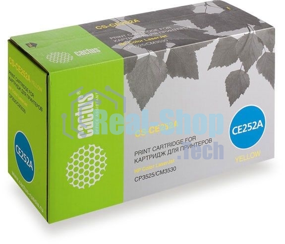 Картридж лазерный Cactus CS-CE252A желтый (7000 стр.) для HP Сolor LaserJet CP3525/CM3530