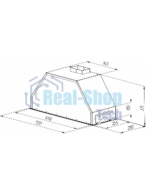 Вытяжка встраиваемая Zigmund & Shtain K 014.7 S серебристый, 72 см, 1100 куб. м/ч, 62 дБ