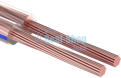 Кабель акустический PROconnect 2х0.50 кв.мм, прозрачный BLUELINE, 100 м