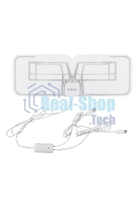 Антенна телевизионная BBK DA27 30дБ активная белый каб.:2м